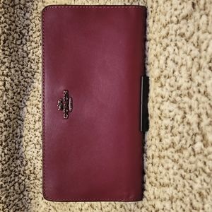 Coach Smooth Leather Slim Wallet